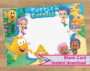 Bubble Guppies Invitation Bubble Guppies Card Birthday Invitation with dimensions 1500 X 1183