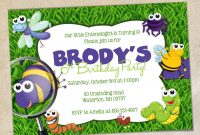 Bugs Party Invitation Template Insects Bug Party Invite Etsy throughout proportions 1500 X 1500