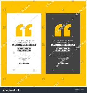 Business Seminar Invitation Design Template With Stock Vector inside dimensions 1500 X 1600