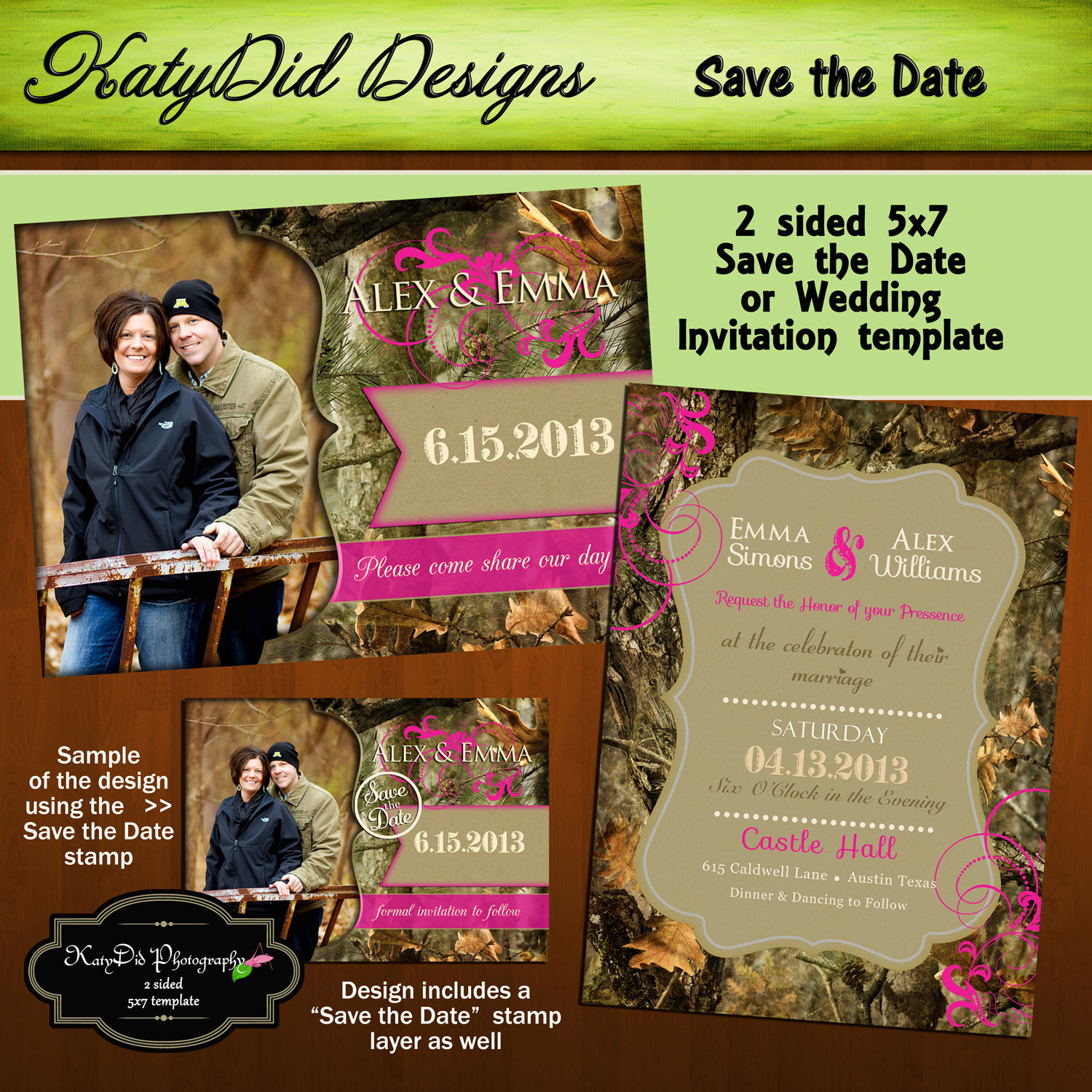 Camouflage Wedding Invitations Camouflage Wedding Invitations With within sizing 1500 X 1500