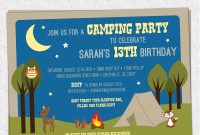 Camping Party Invitations Camping Party Invitations Of Alluring with sizing 1500 X 1500