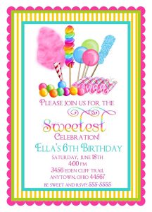 Candyland Template Pink Candyland Birthday Invitation Templates throughout dimensions 1080 X 1500