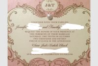 Catholic Wedding Invitation Wording pertaining to proportions 1000 X 1000