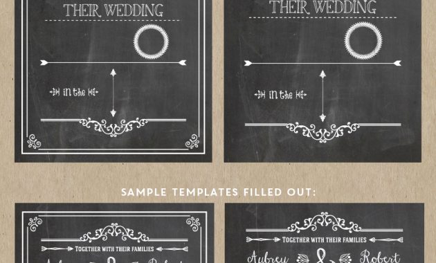 Check Out This Printable Diy Chalkboard Wedding Invitation Template within proportions 894 X 1487