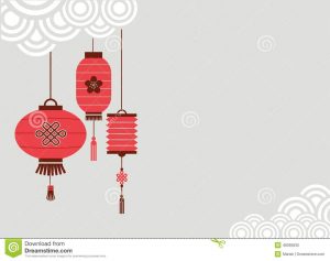 Chinese New Year Background With Lanterns Stock Vector pertaining to sizing 1300 X 1027