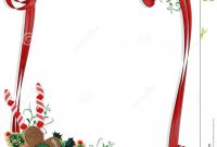 Christmas Cookies And Treats Border Stock Illustration pertaining to size 1130 X 1300