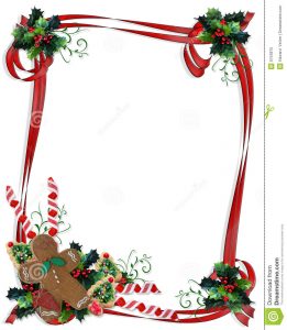 Christmas Cookies And Treats Border Stock Illustration pertaining to size 1130 X 1300