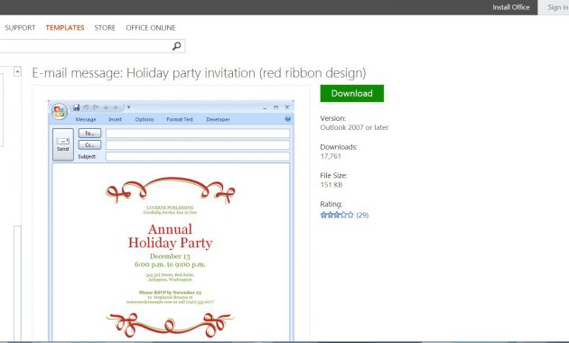 Christmas Email Template Acfbbde Vintage Christmas Party Invitation intended for size 1916 X 900