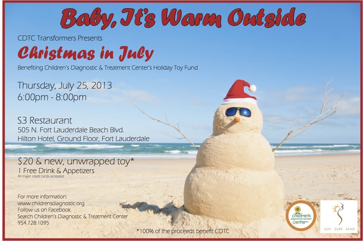 Christmas In July Invitation Wording For Christmas In July throughout size 1250 X 827