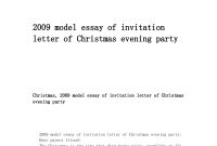 Christmas Invitation Letter Invitation For A Christmas Party Or pertaining to proportions 1240 X 1754