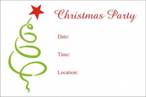 Christmas Party Invitation Templates Word 2003christmas Template intended for dimensions 1676 X 1118