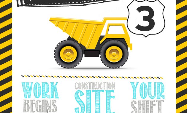 Construction Birthday Party With Free Printable Birthday Party for dimensions 1499 X 2099