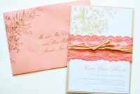 Coral And Gold Wedding Invitations Coral And Gold Wedding inside size 1500 X 1152