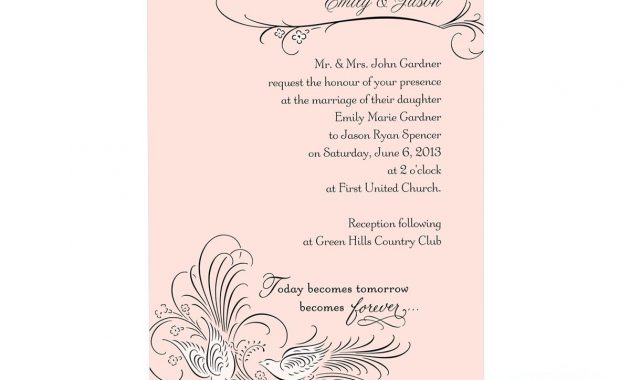 Create Hallmark Wedding Invitations Templates Designs Invitations for dimensions 1200 X 1200