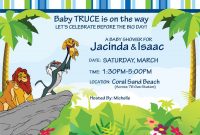 Custom Lion King Invitation 1000 Via Etsy Ideas For Jacis in proportions 1050 X 750