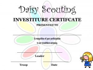 Daisy Investiture Ceremony Invitation Invitation Templates I regarding dimensions 3020 X 2271