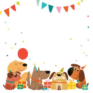 Delighted Dogs Free Printable Birthday Invitation Template with regard to measurements 1500 X 1500