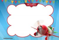 Disney Planes Invitations Templates Free Printable Birthday within measurements 2100 X 1500