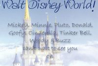 Disney Printable Trip And Event Invitations Free inside size 945 X 975