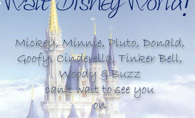 Disney Printable Trip And Event Invitations Free inside size 945 X 975