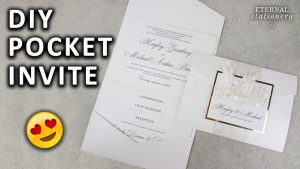 Diy Pocketfold Invitation With Printable Pocket Template Wedding for dimensions 1280 X 720