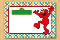 Download Free Printable Elmo Birthday Invitations Bagvania with regard to dimensions 1500 X 1071