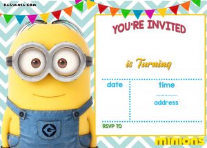 Download Now Free Printable Minion Birthday Invitation Templates within measurements 2100 X 1500