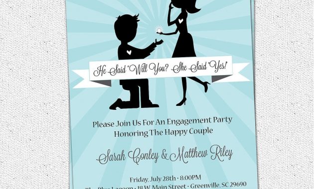 Engagement Party Invitation Templates Engagement Invitations In throughout dimensions 1500 X 1500