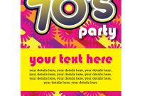 Fascinatin Popular 70s Party Invitations Birthday Invitation Ideas with dimensions 920 X 920