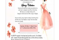 Fashion Show Invitation Template Hashtag Bg with regard to sizing 1024 X 1024