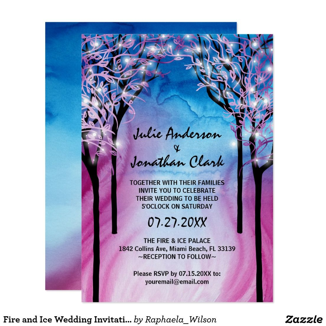 Fire And Ice Wedding Invitation Template Fire And Ice Theme with sizing 1104 X 1104