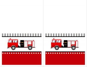 Fire Truck Birthday Party With Free Printables Firefighter Bday pertaining to proportions 3300 X 2550