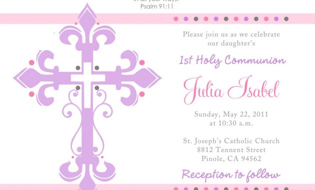 Firstholycommunioninvitations First Holy Communion Invitations pertaining to size 1600 X 1142