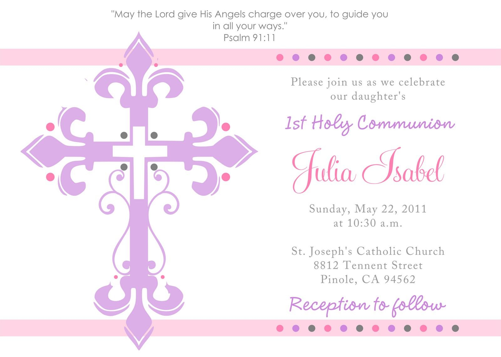 Firstholycommunioninvitations First Holy Communion Invitations pertaining to size 1600 X 1142