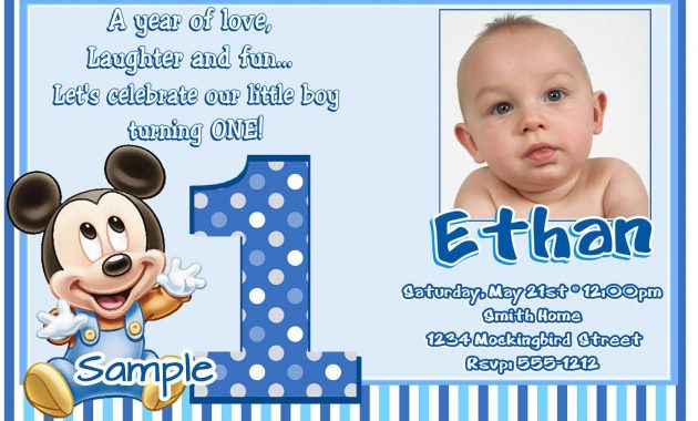 Free 1st Birthday Invitation Maker Birthday Invitation In 2018 with size 1500 X 1072