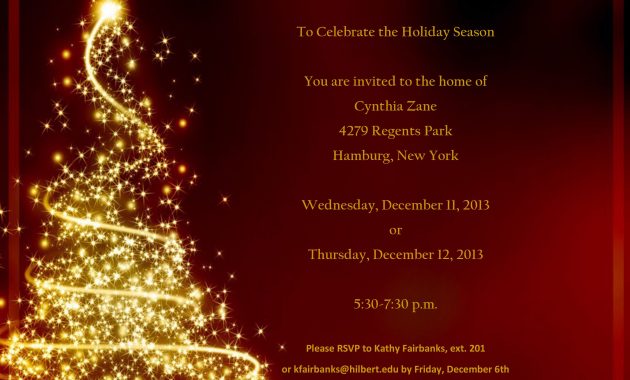 Free Christmas Party Invitation Templates Sndclsh Holiday pertaining to sizing 2952 X 2078
