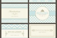 Free Exclusive Vector Illustration Retro Invitation Template within dimensions 900 X 1477