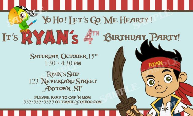 Free Free Template Jake And The Neverland Pirates Birthday in size 1500 X 1071