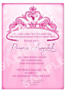 Free Free Template Princess Birthday Party Invitation Wording in sizing 1071 X 1500