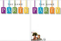 Free Game Night Printable Invite Paint Yourself A Smile pertaining to measurements 1362 X 900