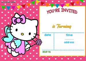 Free Hello Kitty Invitation Templates Free Printable Birthday in measurements 2100 X 1500