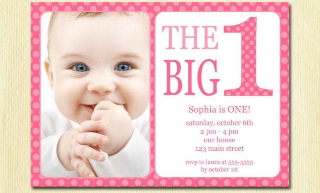 Free Printable 1st Birthday Invitation Template Birthday for proportions 1500 X 1071