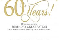 Free Printable 60th Birthday Invitation Templates 60th Party with measurements 796 X 1122