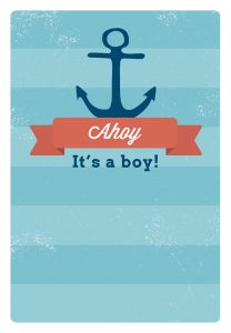 Free Printable Ba Shower Invitation Ahoy Its A Boy Greetings in sizing 1080 X 1560