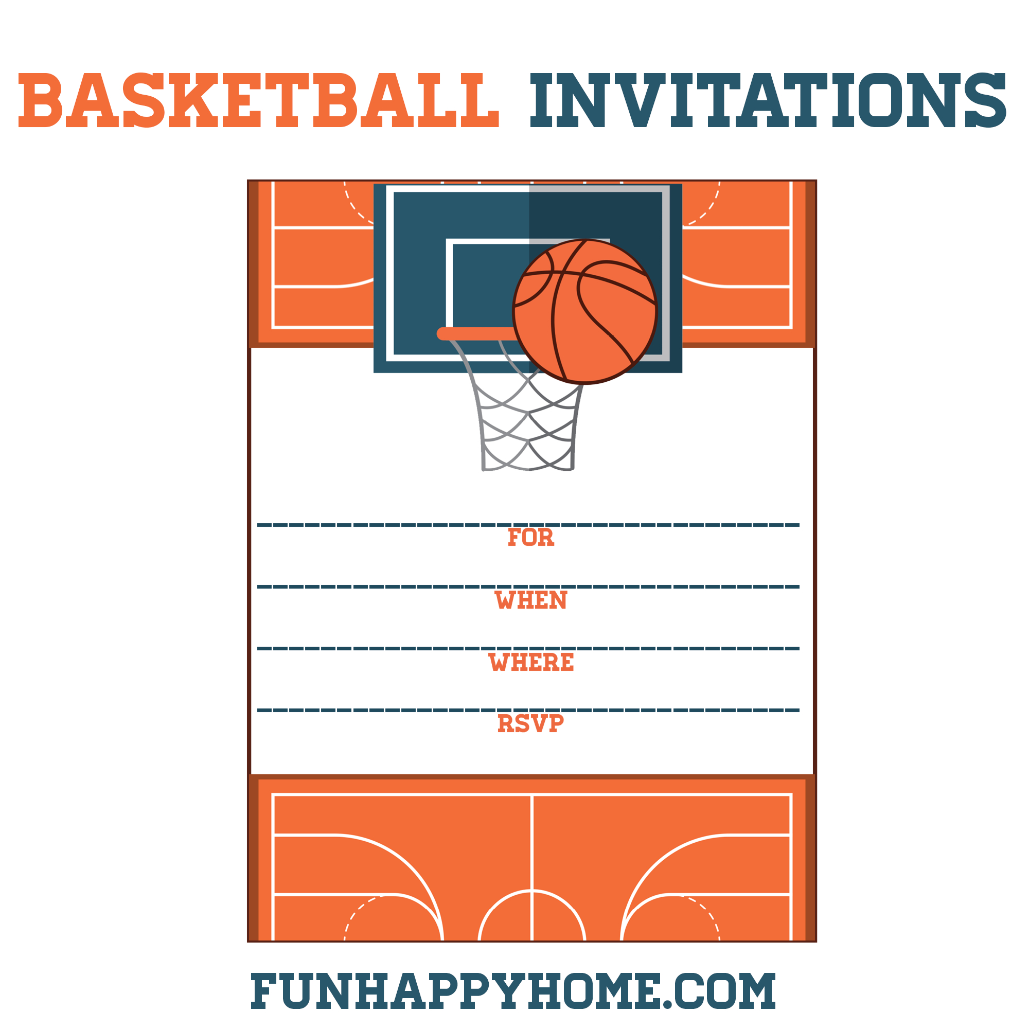 Free Printable Basketball Themed Party Invitations Best Of with regard to sizing 2000 X 2000