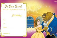 Free Printable Beauty And The Beast Royal Invitation Template Free with proportions 1280 X 800