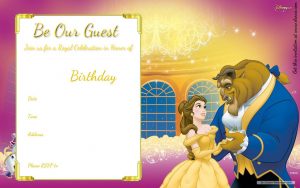 Free Printable Beauty And The Beast Royal Invitation Template Free with proportions 1280 X 800