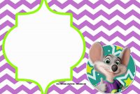 Free Printable Chuck E Cheese Invitation Templates Free Printable with regard to dimensions 2100 X 1500