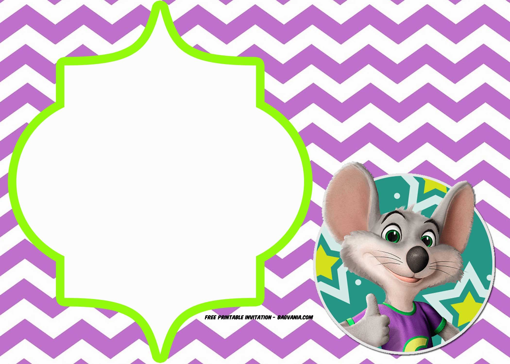 Free Printable Chuck E Cheese Invitation Templates Free Printable with regard to dimensions 2100 X 1500