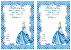 Free Printable Cinderella Birthday Invitations Bagvania Free with regard to size 1200 X 848